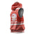 Bahrain Christmas Sleeveless Hoodie with Pearl Shell Design Red Snowflake Pattern and Holiday Lights - Wonder Print Shop