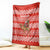 Bahrain Christmas Blanket with Santa Riding Camel Red Geometric Pattern and Festive Design - Wonder Print Shop