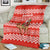 Bahrain Christmas Blanket with Santa Riding Camel Red Geometric Pattern and Festive Design - Wonder Print Shop