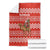 Bahrain Christmas Blanket with Santa Riding Camel Red Geometric Pattern and Festive Design - Wonder Print Shop