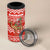 Bahrain Christmas 4 in 1 Can Cooler Tumbler with Santa Riding Camel Red Geometric Pattern and Festive Design - Wonder Print Shop
