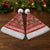 Bahrain Christmas Santa Hat with Santa Riding Camel Red Geometric Pattern and Festive Design - Wonder Print Shop