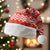 Bahrain Christmas Santa Hat with Santa Riding Camel Red Geometric Pattern and Festive Design - Wonder Print Shop