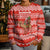Bahrain Christmas Kid Ugly Christmas Sweater with Santa Riding Camel Red Geometric Pattern and Festive Design - Wonder Print Shop