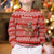Bahrain Christmas Kid Ugly Christmas Sweater with Santa Riding Camel Red Geometric Pattern and Festive Design - Wonder Print Shop