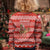 Bahrain Christmas Kid Ugly Christmas Sweater with Santa Riding Camel Red Geometric Pattern and Festive Design - Wonder Print Shop