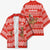 Bahrain Christmas Kimono with Santa Riding Camel Red Geometric Pattern and Festive Design - Wonder Print Shop