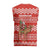 Bahrain Christmas Knitted V-Neck Vest with Santa Riding Camel Red Geometric Pattern and Festive Design - Wonder Print Shop