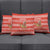 Bahrain Christmas Pillow Cover with Santa Riding Camel Red Geometric Pattern and Festive Design - Wonder Print Shop