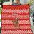 Bahrain Christmas Quilt with Santa Riding Camel Red Geometric Pattern and Festive Design - Wonder Print Shop