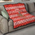 Bahrain Christmas Quilt with Santa Riding Camel Red Geometric Pattern and Festive Design - Wonder Print Shop