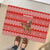 Bahrain Christmas Rubber Doormat with Santa Riding Camel Red Geometric Pattern and Festive Design - Wonder Print Shop