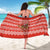 Bahrain Christmas Sarong with Santa Riding Camel Red Geometric Pattern and Festive Design - Wonder Print Shop