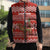 Bahrain Christmas Sleeveless Puffer Jacket with Santa Riding Camel Red Geometric Pattern and Festive Design - Wonder Print Shop