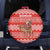 Bahrain Christmas Spare Tire Cover with Santa Riding Camel Red Geometric Pattern and Festive Design - Wonder Print Shop