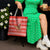Bahrain Christmas Tote Bag with Santa Riding Camel Red Geometric Pattern and Festive Design - Wonder Print Shop