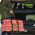Bahrain Christmas Travel Bag with Santa Riding Camel Red Geometric Pattern and Festive Design - Wonder Print Shop