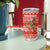 Bahrain Christmas Tumbler Cup with Santa Riding Camel Red Geometric Pattern and Festive Design - Wonder Print Shop