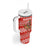 Bahrain Christmas Tumbler With Handle with Santa Riding Camel Red Geometric Pattern and Festive Design - Wonder Print Shop