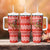 Bahrain Christmas Tumbler With Handle with Santa Riding Camel Red Geometric Pattern and Festive Design - Wonder Print Shop