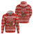 Bahrain Christmas Zip Hoodie with Santa Riding Camel Red Geometric Pattern and Festive Design - Wonder Print Shop