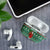 Bangladesh Christmas AirPods Case with Santa Claus in Traditional Outfit Snowman and Tree Pattern - Wonder Print Shop