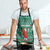 Bangladesh Christmas Apron with Santa Claus in Traditional Outfit Snowman and Tree Pattern - Wonder Print Shop