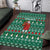 Bangladesh Christmas Area Rug with Santa Claus in Traditional Outfit Snowman and Tree Pattern - Wonder Print Shop