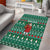 Bangladesh Christmas Area Rug with Santa Claus in Traditional Outfit Snowman and Tree Pattern - Wonder Print Shop