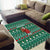 Bangladesh Christmas Area Rug with Santa Claus in Traditional Outfit Snowman and Tree Pattern - Wonder Print Shop