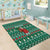Bangladesh Christmas Area Rug with Santa Claus in Traditional Outfit Snowman and Tree Pattern - Wonder Print Shop