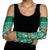 Bangladesh Christmas Arm Sleeves with Santa Claus in Traditional Outfit Snowman and Tree Pattern - Wonder Print Shop