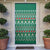 Bangladesh Christmas Door Cover with Santa Claus in Traditional Outfit Snowman and Tree Pattern - Wonder Print Shop