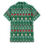 Bangladesh Christmas Family Matching Off Shoulder Short Dress and Hawaiian Shirt with Santa Claus in Traditional Outfit Snowman and Tree Pattern - Wonder Print Shop