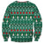 Bangladesh Christmas Sweatshirt with Santa Claus in Traditional Outfit Snowman and Tree Pattern - Wonder Print Shop