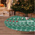 Bangladesh Christmas Tree Skirt with Santa Claus in Traditional Outfit Snowman and Tree Pattern - Wonder Print Shop