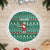 Bangladesh Christmas Tree Skirt with Santa Claus in Traditional Outfit Snowman and Tree Pattern - Wonder Print Shop