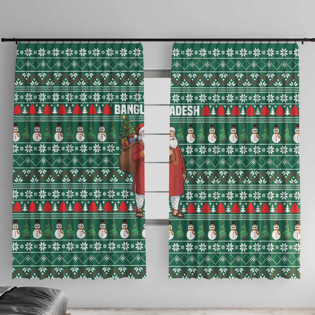 Christmas Window Curtain