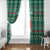 Bangladesh Christmas Window Curtain with Santa Claus in Traditional Outfit Snowman and Tree Pattern - Wonder Print Shop