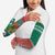 Bangladesh Christmas Arm Sleeves with Black-Capped Bird Gift Stack and Green Red Snowflake Pattern - Wonder Print Shop