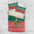 Bangladesh Christmas Bedding Set with Black-Capped Bird Gift Stack and Green Red Snowflake Pattern - Wonder Print Shop