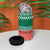 Bangladesh Christmas 4 in 1 Can Cooler Tumbler with Black-Capped Bird Gift Stack and Green Red Snowflake Pattern - Wonder Print Shop