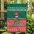 Bangladesh Christmas Garden Flag with Black-Capped Bird Gift Stack and Green Red Snowflake Pattern - Wonder Print Shop