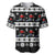 Skiing Snowflake Christmas Baseball Jersey Xmas Holiday Patterns - Wonder Print Shop