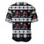Skiing Snowflake Christmas Baseball Jersey Xmas Holiday Patterns - Wonder Print Shop