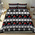 Skiing Snowflake Christmas Bedding Set Xmas Holiday Patterns - Wonder Print Shop