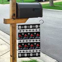 Skiing Snowflake Christmas Garden Flag Xmas Holiday Patterns - Wonder Print Shop
