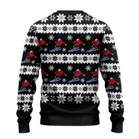 Skiing Snowflake Christmas Ugly Christmas Sweater Xmas Holiday Patterns - Wonder Print Shop
