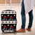 Skiing Snowflake Christmas Luggage Cover Xmas Holiday Patterns - Wonder Print Shop