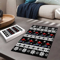 Skiing Snowflake Christmas Puzzle Xmas Holiday Patterns - Wonder Print Shop